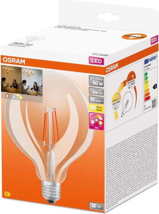 Immagine prodotto Osram Stella+ Globo (E27, 7 W, 806 lm, 1 x, E)