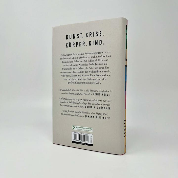 Produktbild Splitter (Deutsch, Leslie Jamison, 2024)