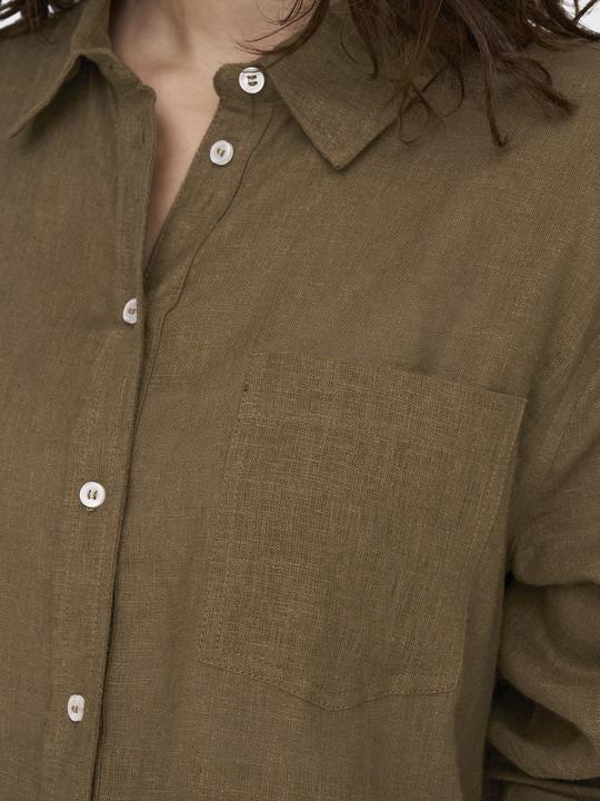 Immagine prodotto Only Camicia a tinta unita in misto lino (XS)