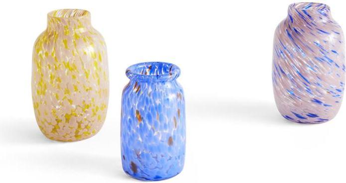 Actual product image HAY - Splash Vase Round L - Pink and blue (541361) (1 x)