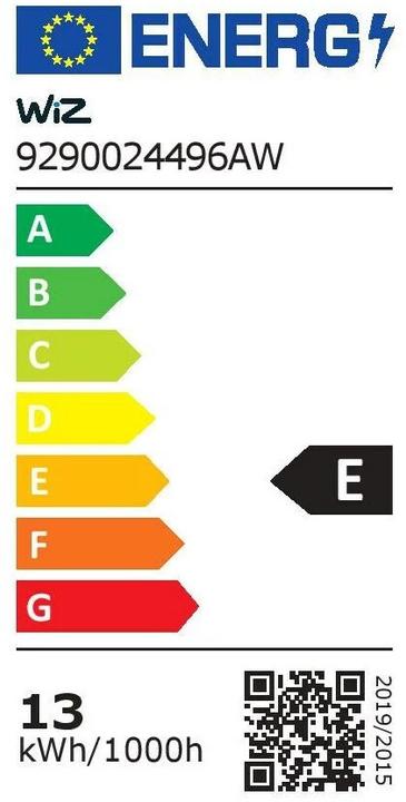 Energie-Label WiZ White (E27, 13 W, 1521 lm, 1 x, E)