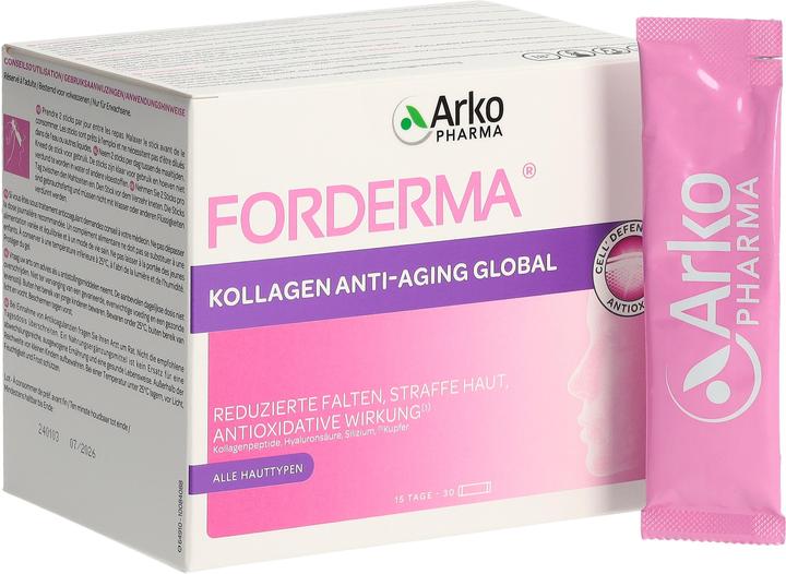Produktbild Arkopharma Forderma Kollagen Anti-Aging Stick (30 Stück, 558 g)