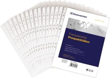 Produktbild Soennecken Prospekthülle 1603 DIN A4 PP transparent 100 St./Pack. (A4, 100 x)