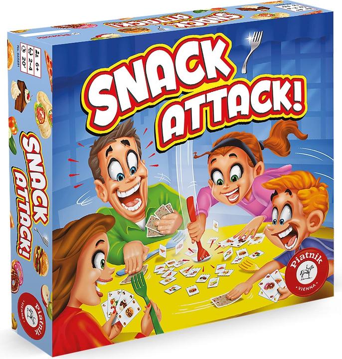 Image du produit Piatnik 665691 - Snack Attack! - Jeu de cartes, pour 2-4 joueurs, à partir de 6 ans (Allemand, Hongrois, Slovaque, Polonais, Tchèque)