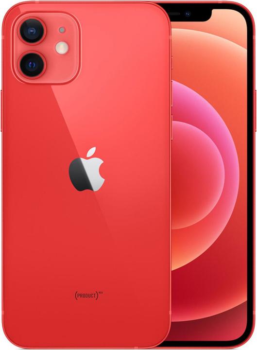 Produktbild Re!commerce iPhone 12 (128 GB, Rot, Red, 6.10", 12 Mpx, Single SIM, A / Wie neu)