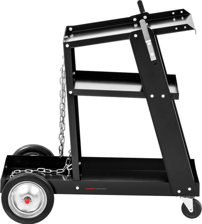 Image du produit Stamos Chariot poste à souder - 3 étagères - 80 kg