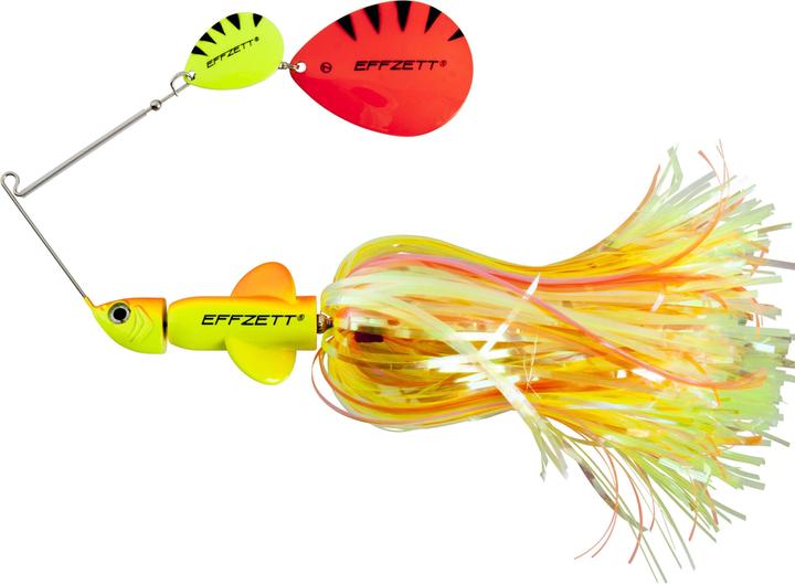 DAM Effzett ® Pike Rattlin’ Spinnerbait Fluo Yellow Orange (20 cm)