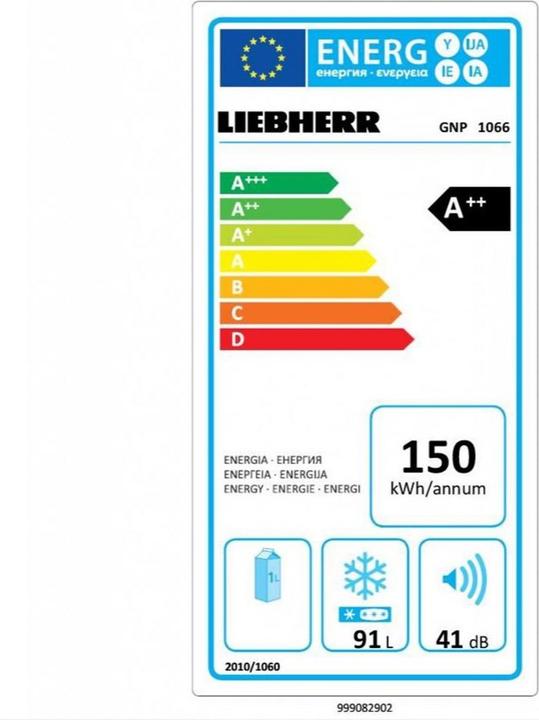 Energie-Label Liebherr GNP 1066 (Freistehend, 99 l)