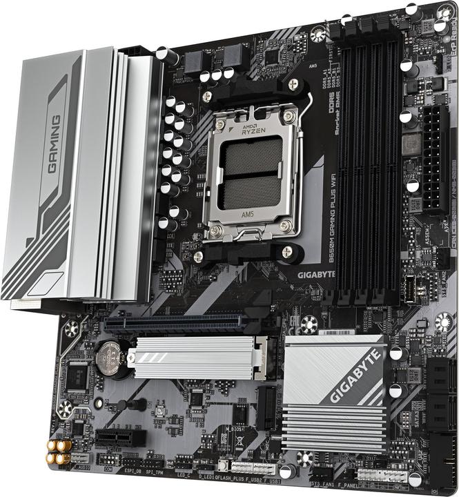 Image du produit Gigabyte B650M Gaming Plus WIFI (AM5, AMD B650, mATX)