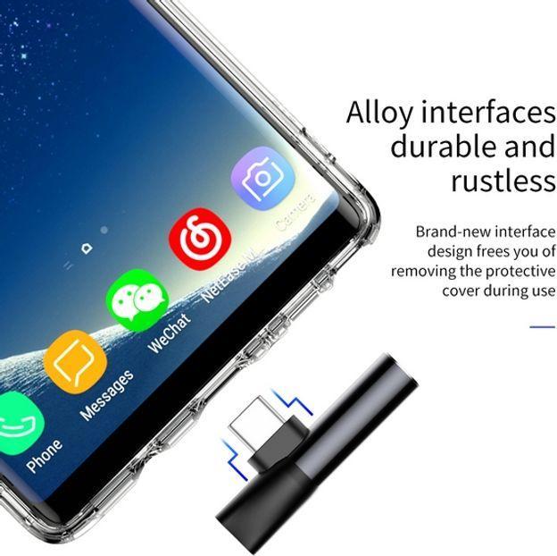 Actual product image Baseus 2in1 USB Type-C Adapter (USB Type C, 3.5mm jack, USB Type C)