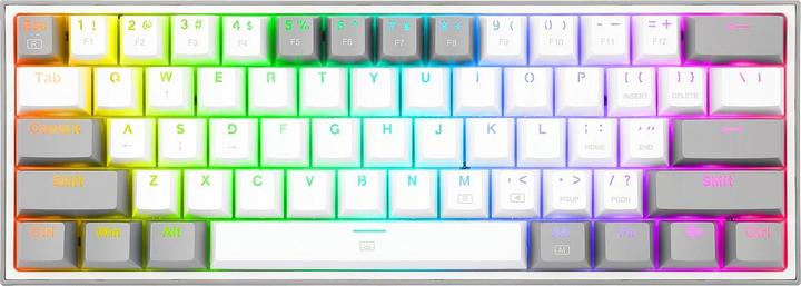 Actual product image Redragon K617 Fizz RGB white/grey (US, Cable)