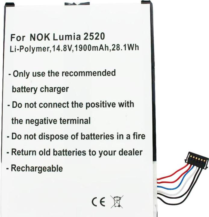 Produktbild Nokia Akku Lumia 2520 Li-Polymer Akku BC-3S