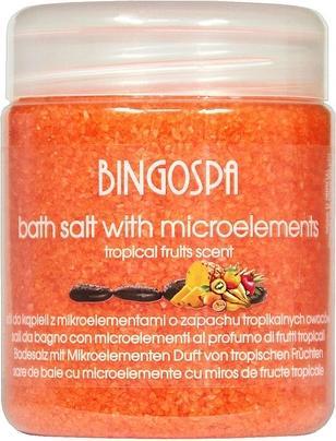 BingoSpa Sale da bagno con microelementi al profumo di frutta tropicale 550g (Sali da bagno)