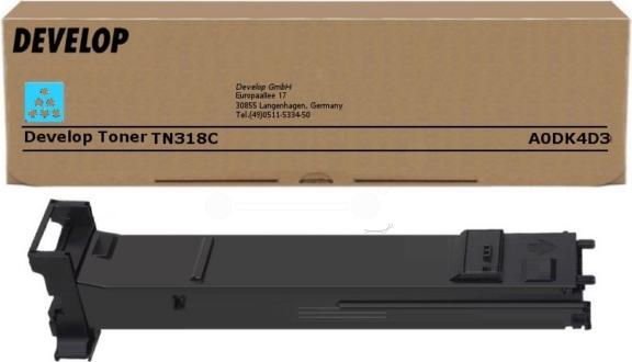 Produktbild Develop A0DK4D3TN-318 C Toner cyan 8.000 Seiten Cyan Ineo + 20 20 P Plus 20 20 P (C)