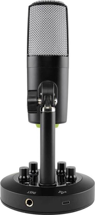 Image du produit Mackie Microphone de studio USB CHROMIUM Boîtier métallique, support, câble inclus.