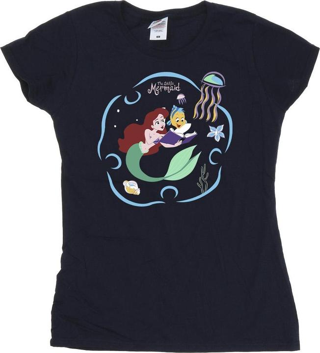 Image du produit Disney - T-shirt THE LITTLE MERMAID READING A BOOK - Femme (L)
