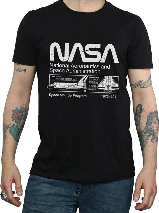 Image du produit Nasa Mens Space Shuttle Cotton T-shirt (3XL)