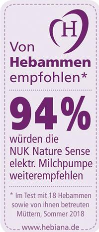 Immagine prodotto NUK Tiralatte elettrico Nature Sense con batteria e display LCD