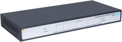 Produktbild HPE OfficeConnect 1420 PoE+ () Unmanaged L2 Gigabit Ethernet (10/100/1000) Power over Ethernet (PoE) 1U (8 Ports)
