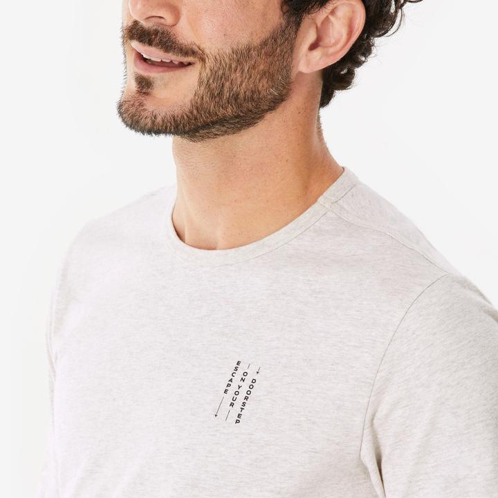 Actual product image Quechua Wandershirt Herren- NH100 beige (XL)