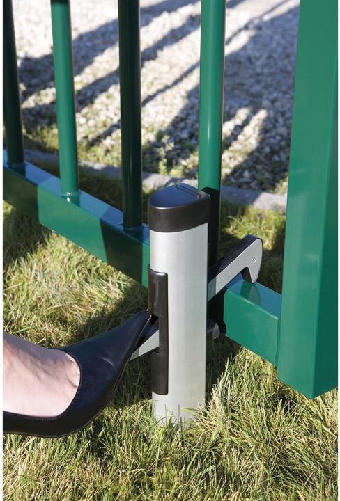 Actual product image Locinox Gate stop IGC, profile 500x57x42 mm, height adj. 40mm, aluminium silver