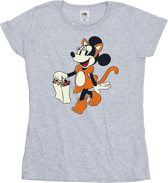 Immagine prodotto Mickey Mouse Cat Trick Or Treat Maglietta Topolina Donna (XXL)