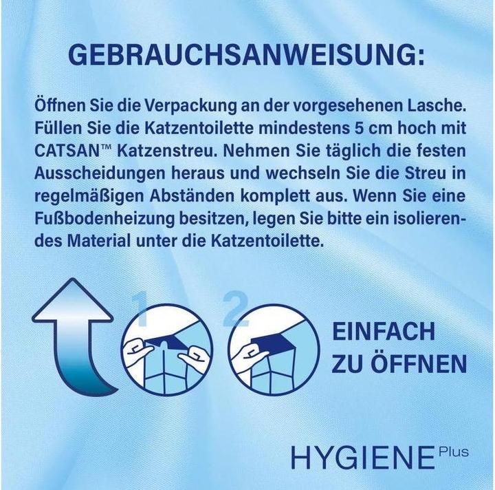 Produktbild Catsan Hygiene Plus (Neutralisierend, Nicht klumpend, Parfümiert, 10 kg)
