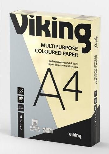 Image du produit Office Depot Papier à copier Contrast A4 160 g/m² jaune pastel (160 g/m², 250 x, A4)