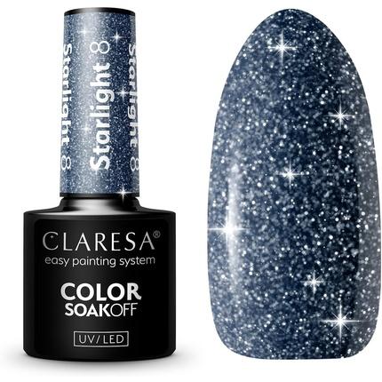 Claresa Soak Off Uv/Led Starlight Gel Polish 8 5G (UV-Gel Lack)