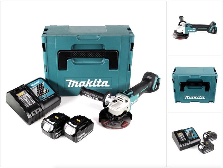 Image du produit Makita DGA504RTJ, 2 batteries (125 mm)