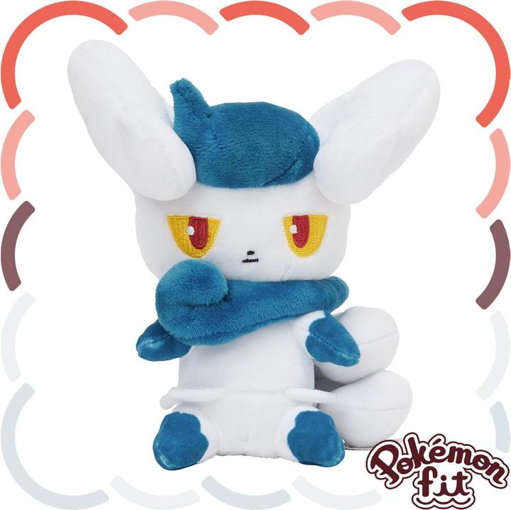 Actual product image Pokémon Meowstic (Female) Sitting Cuties Plush - 15 cm (15 cm)