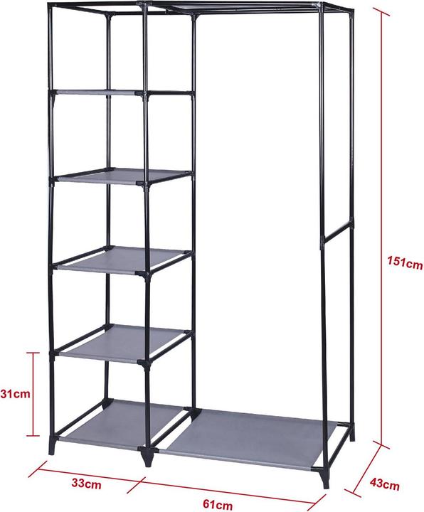 Produktbild IDIMEX Tanja (99 x 46 x 158 cm)