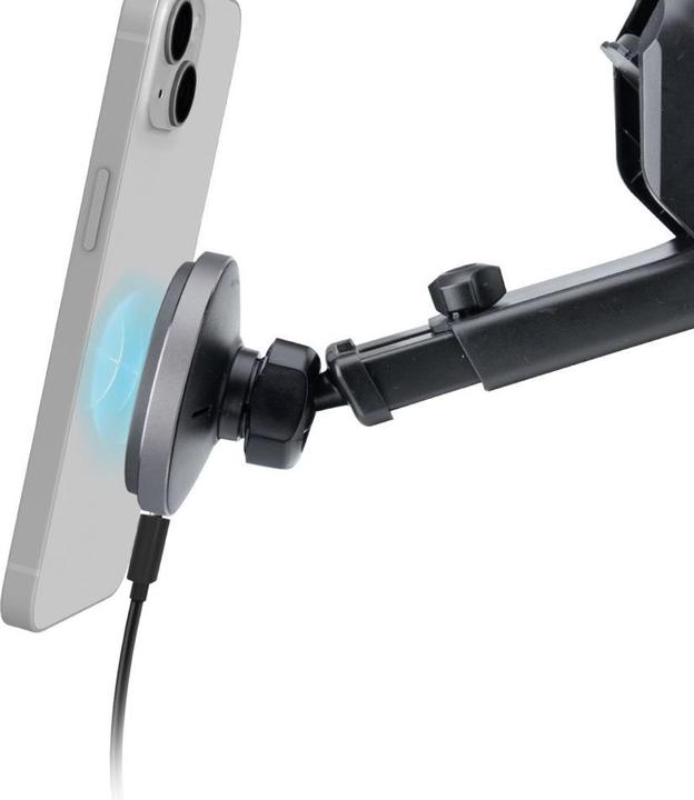 Actual product image SBS Magnetic car mount for windshield and dashboard compatible with MagSafe charging