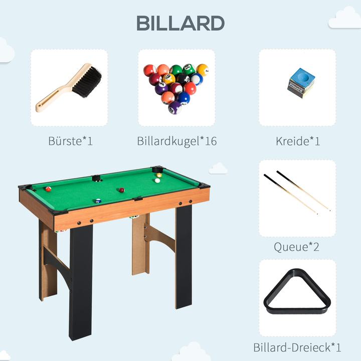 Produktbild Jamb 4-in-1 Multispieltisch Tischfussball Tischhockey Tischtennis & Billard