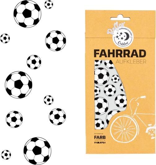 Produktbild Farbviereck Reflektierende Fussball Motive Aufkleber / Sticker