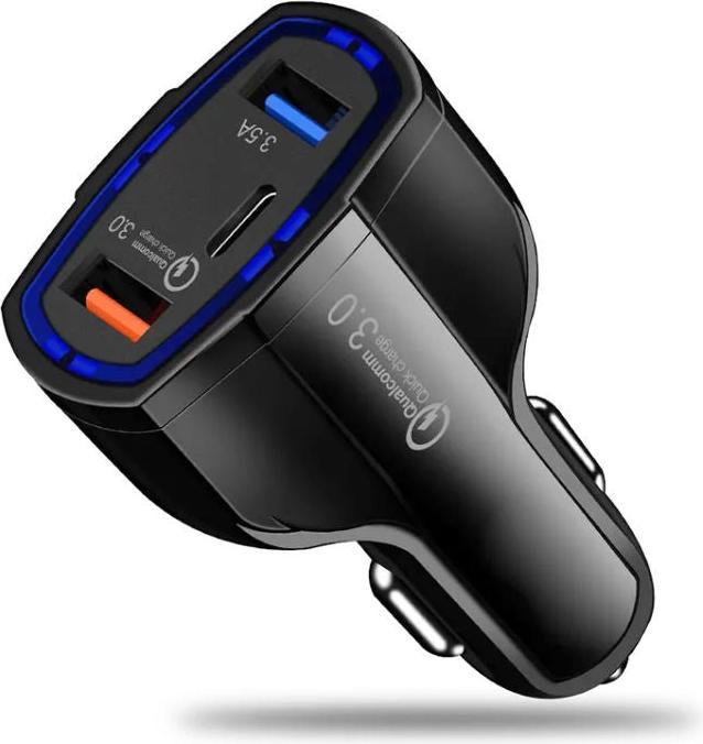 Image du produit Hermex Chargeur USB pour voiture Adaptateur USB pour voiture Chargeur USB pour voiture Adaptateur USB pour