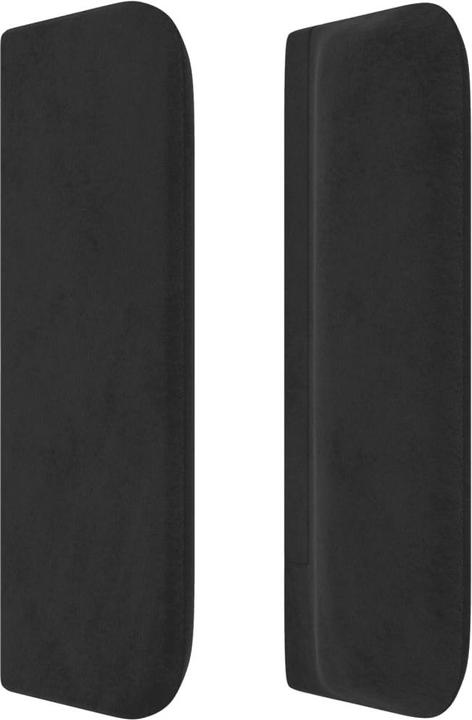 Actual product image VidaXL Kopfteil mit Ohren Schwarz 103x16x118/128 cm Samt,Farbe (103 x 16 x 128 cm)