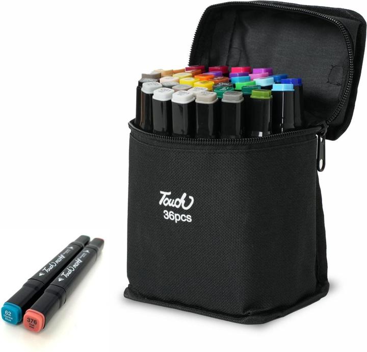 Immagine prodotto Hermex Dual Marker (Nero, Colorato, 6 mm, 36 x)