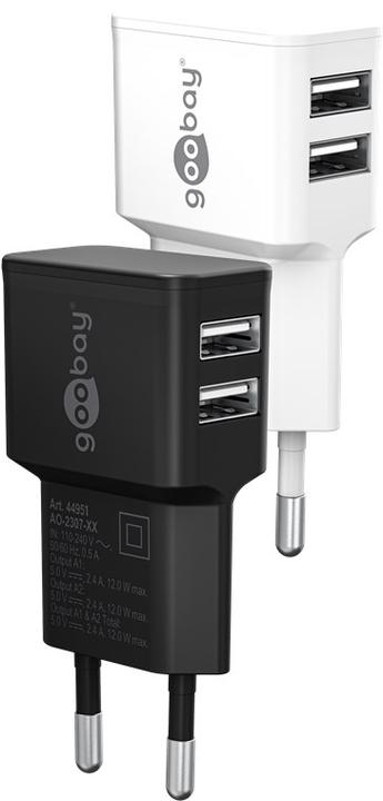 Image du produit Goobay Double chargeur USB A (12 W)