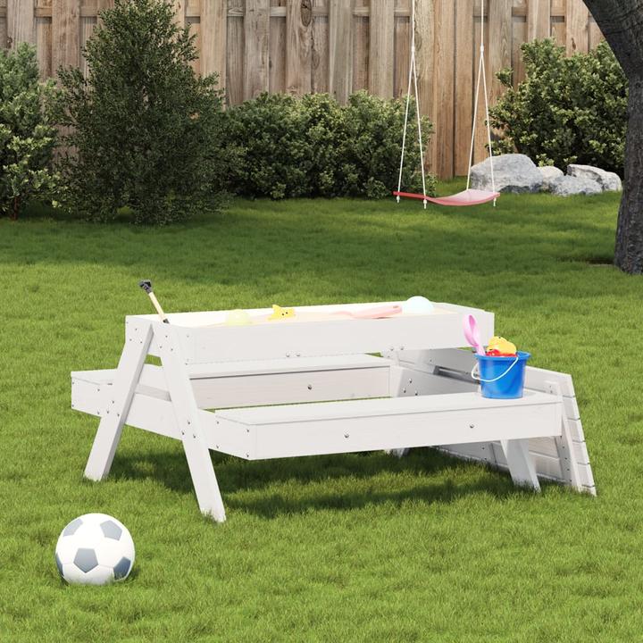 Image du produit VidaXL Table de pique-nique avec bac à sable pour les enfants