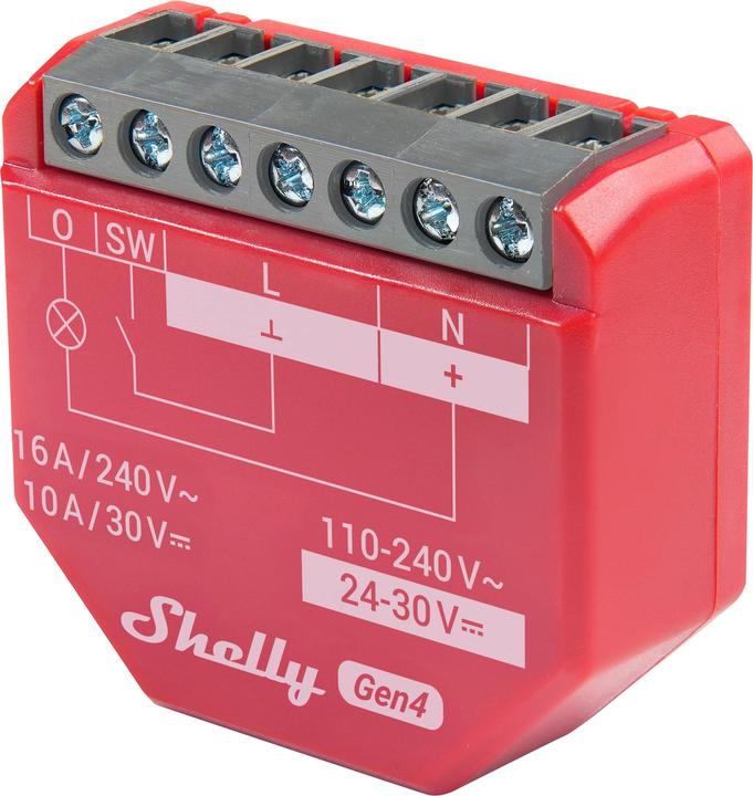 Produktbild Shelly 1PM Gen4 (Schaltaktor)