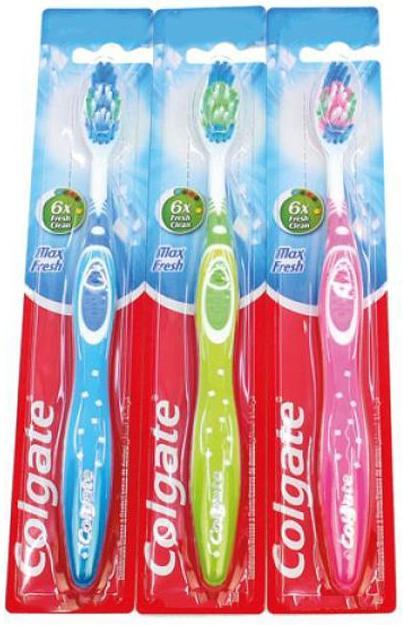 Image du produit Colgate Brosse à dents Max Fresh Medium (Moyen, 1 x)