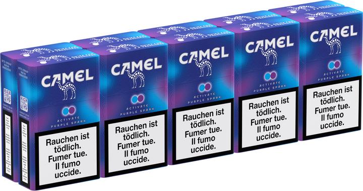Camel Attiva la Scatola della Scintilla Viola (10 pz.)