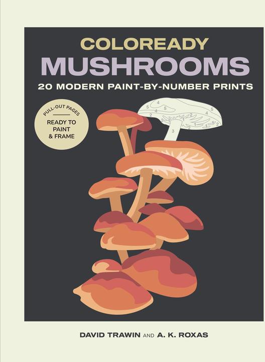 Actual product image Coloready Mushrooms (English, David Trawin, A.K. Roxas, 2024)
