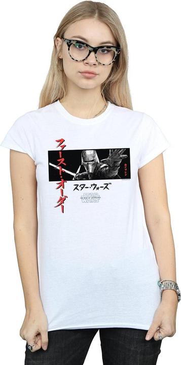 Immagine prodotto Star Wars The Rise Of Skywalker Kylo Ren Katakana Art Stripe Maglietta Donna (XL)