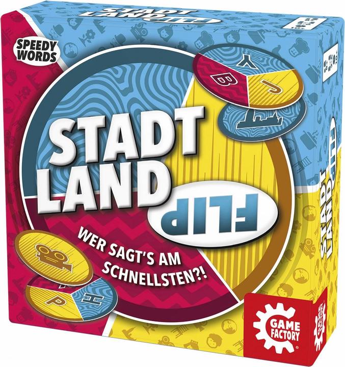 Produktbild Game Factory Stadt Land Flip (Deutsch)