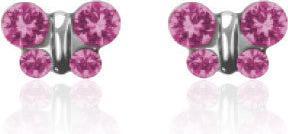 Produktbild Studex Sensitive Ohrstecker Schmetterling Rosa (Edelstahl)