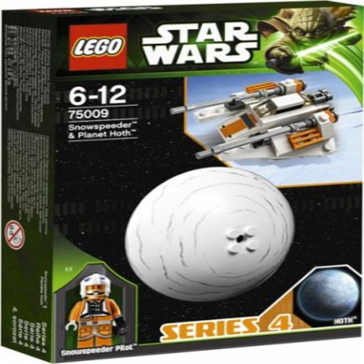 Actual product image LEGO Star Wars 75009 - Snowspeeder & Planet Hoth / 2013 (75009, LEGO Star Wars)