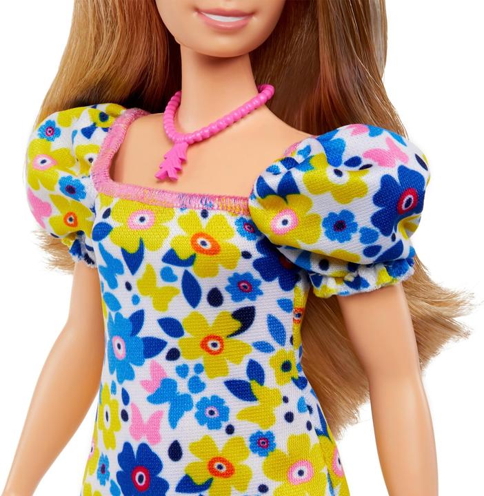 Immagine prodotto Barbie Bambola fashionista con sindrome di Down con un vestito a fiori