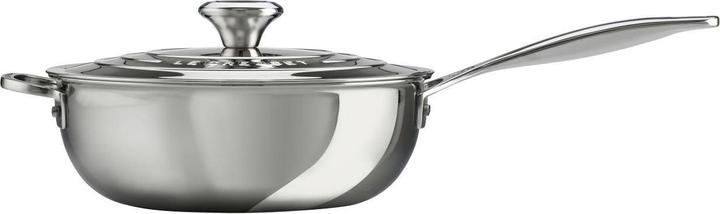 Actual product image Le Creuset 3-ply Plus (24 cm, Frying pan, Stainless steel)